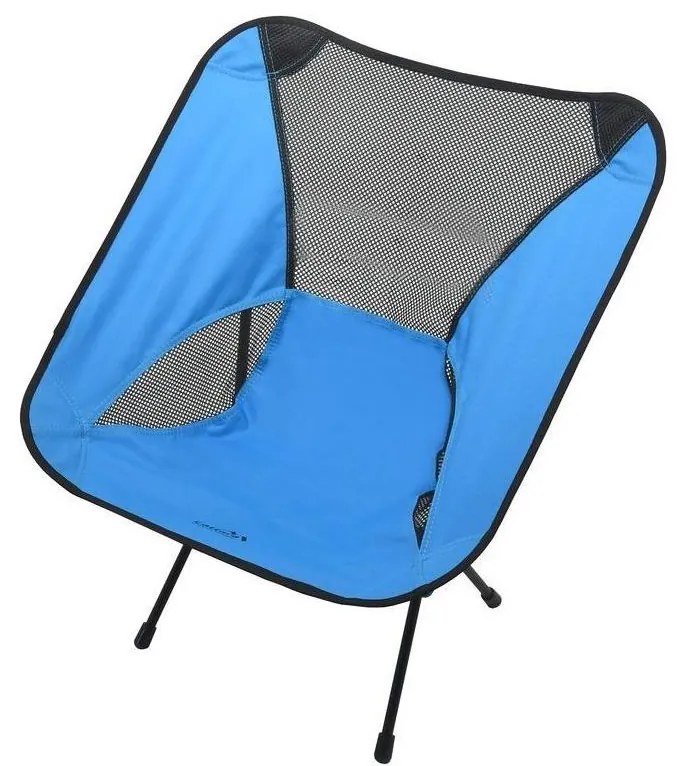 Skladacia kempingová stolička modrá 63 cm