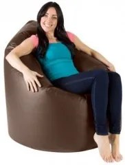 Sedací vak hruška svetlo hnedá TiaHome