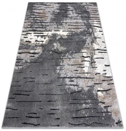 Moderný koberec COZY 8876 Rio - Štrukturálny, dve vrstvy rúna sivá Veľkosť: 200x290 cm
