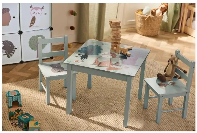 Livarno®  Detský stôl s 2 stoličkami  (100394100)