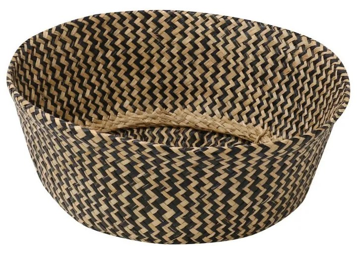 Úložný košík z morskej trávy Compactor Zic Zac, ⌀ 45 cm