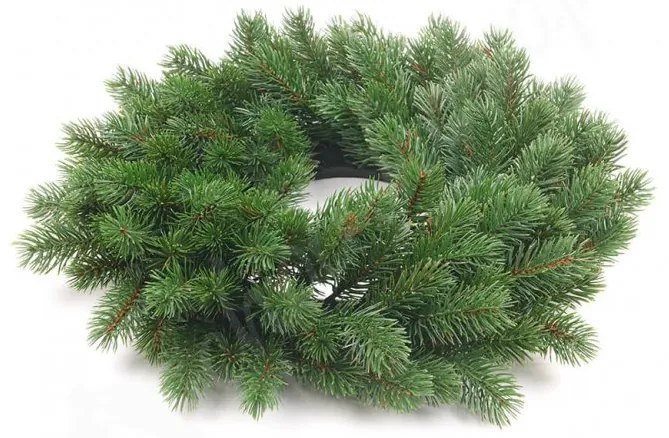 DECOREUM Vianočný smrekový veniec - PE vetvičky 40 cm 85396