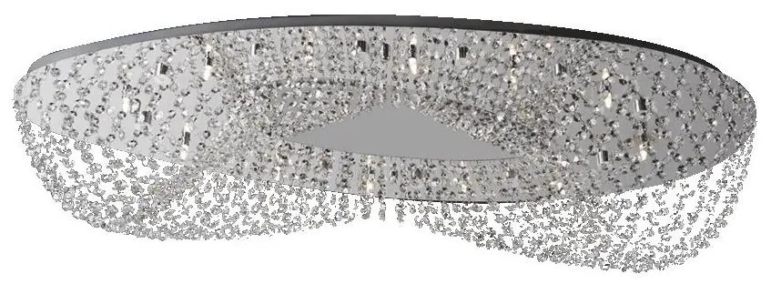 Prezent 69048 - ELIPTHON Stropné prisadené svietidlo 12xG9/33W/230V