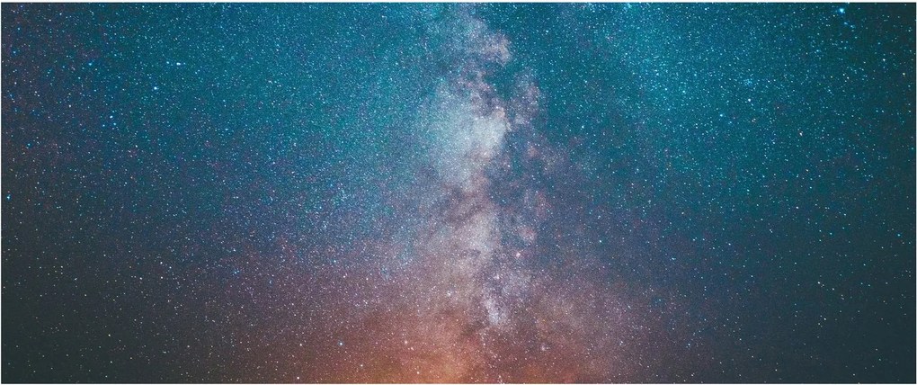Obraz - Mliečna dráha (120x50 cm)