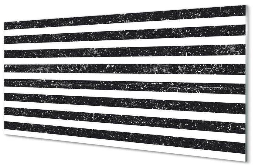 Obraz na akrylátovom skle Zebra pruhy škvrny 125x50 cm