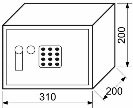 Elektronický sejf RICHTER RS20.EDK