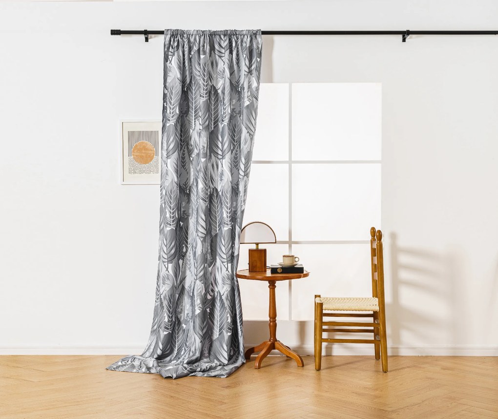 Dizajnový záves PERUN 140x270 cm, vzorovaný Zavesenie: Riasiaca páska