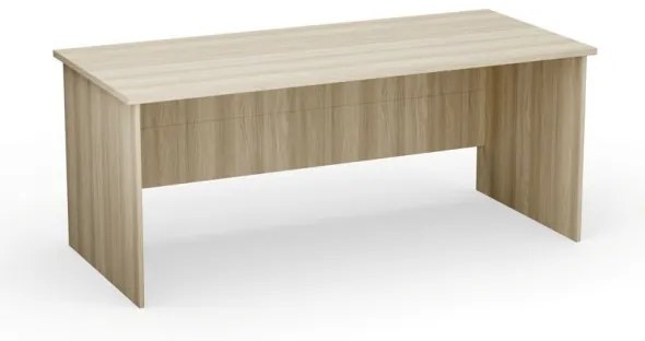 Kancelársky písací stôl PRIMO Classic, rovný 180x80 cm, dub prírodný