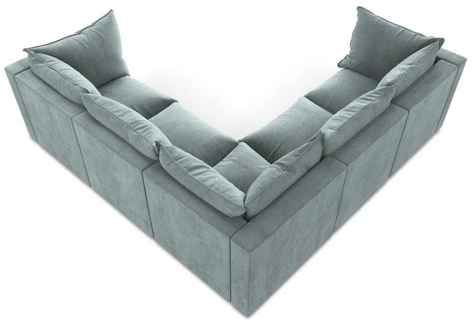 Modrá rohová pohovka Manao – Makamii