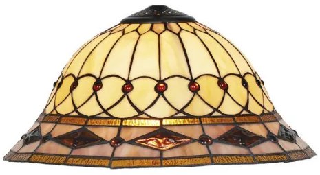 Tienidlo na lampu vitráž kolekcia CARAMEL Ø40