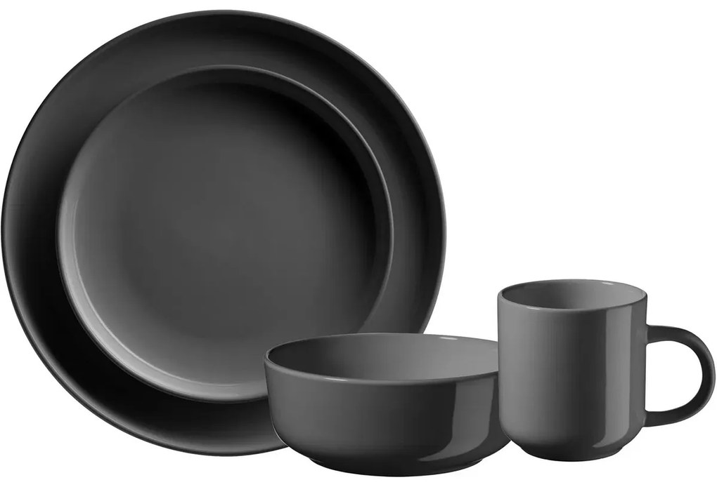 Mäser 16-dielna jedálenská súprava ALENIA, sivá