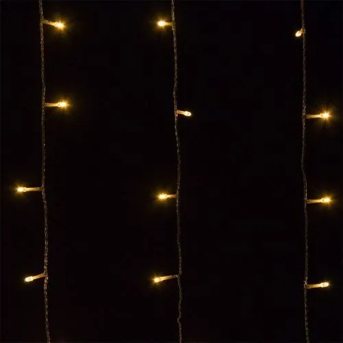 Vianočné LED osvetlenie - 10 m, 100 LED, teple biele