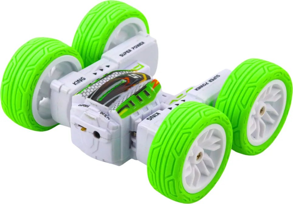 LEAN Toys Off-road 360° diaľkovo ovládané akrobatické auto zelené 1:32