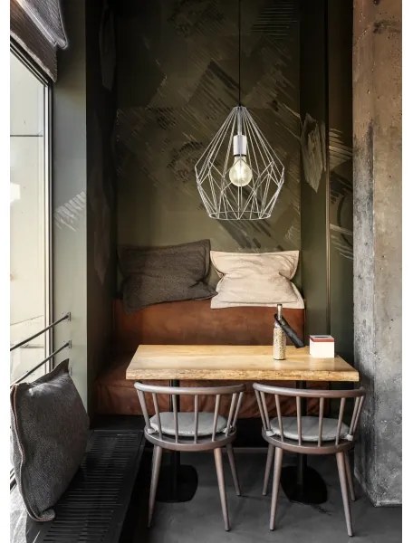 Eglo 49935 - Závesné svietidlo CARLTON 1xE27/60W/230V