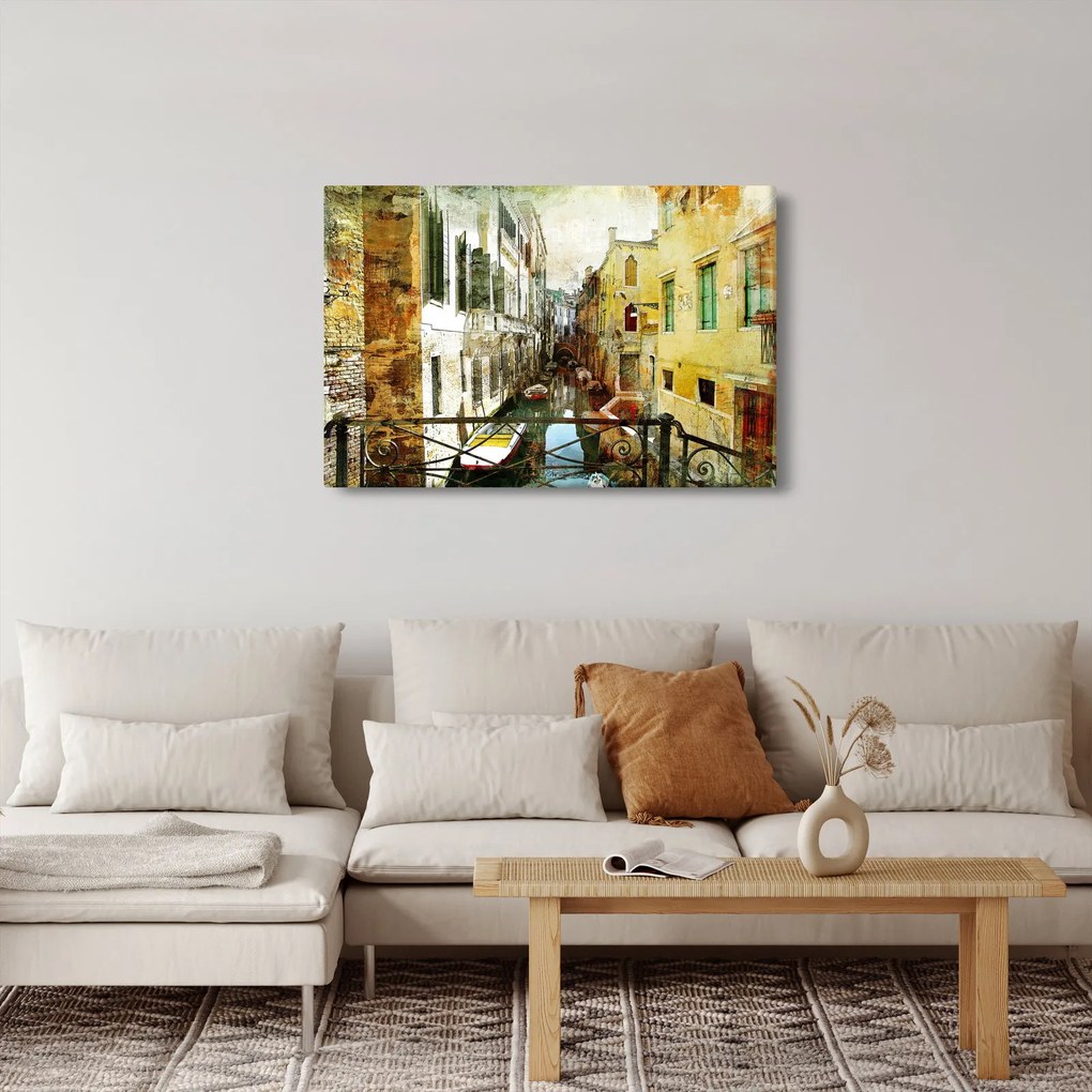 Obraz - Ulička v Benátkach (90x60 cm)