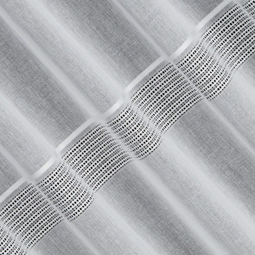 ZÁCLONA NA PÁSKE INES 140X270 CM BIELA
