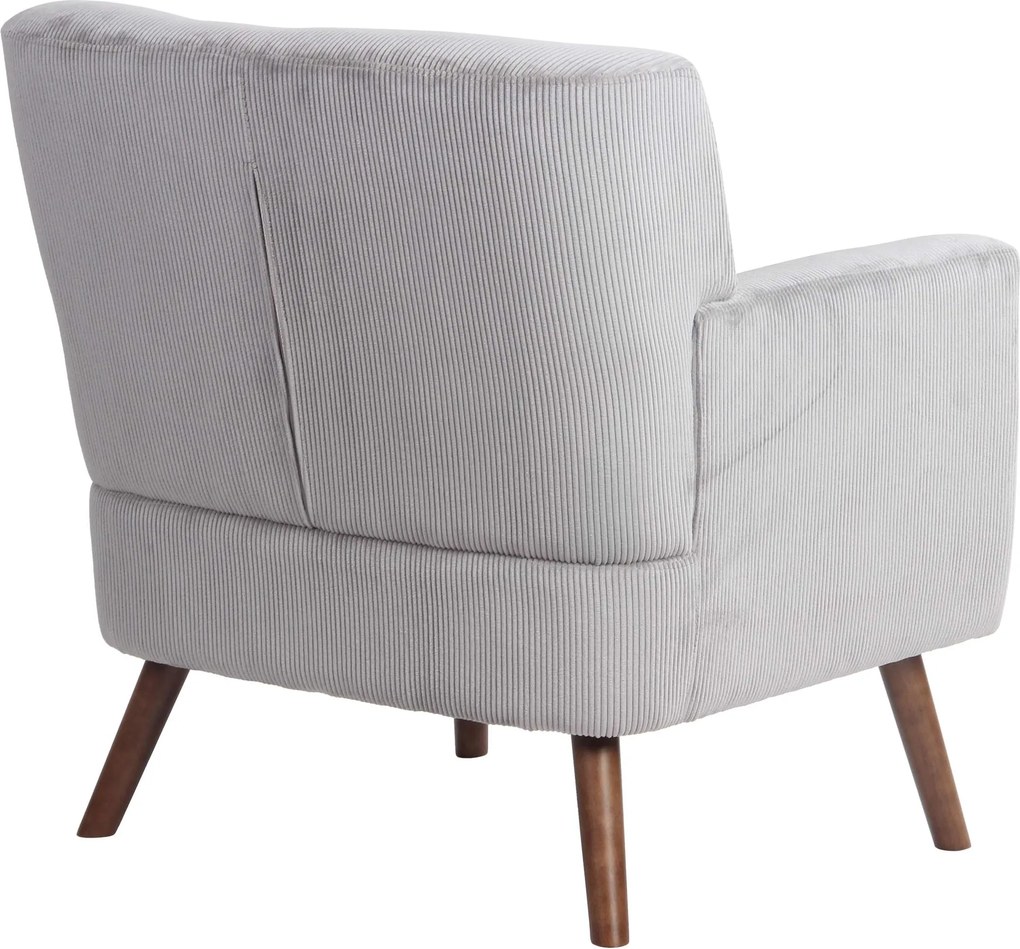 Kreslo Kioni látka cord - sivá