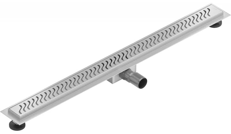 Mexen Flat nerezový sprchový žľab 100 cm vzor M09, 1028100-15