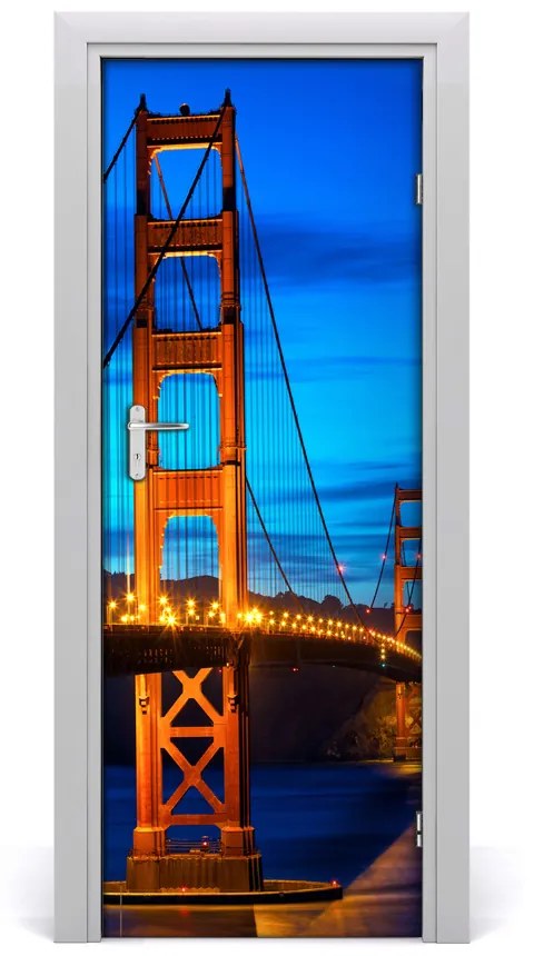 Fototapeta samolepiace dvere Most San Francisco 85x205 cm