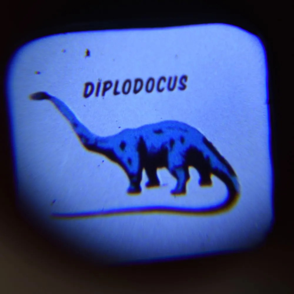 Detská vrecková premietačka s dinosaurami Rex London, 16 obrázkov