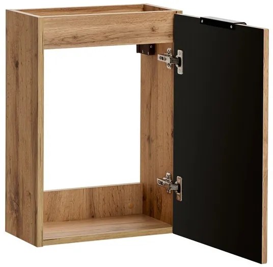 Závesná skrinka Casad Vedea so zápustným umývadlom 40 cm dub wotan