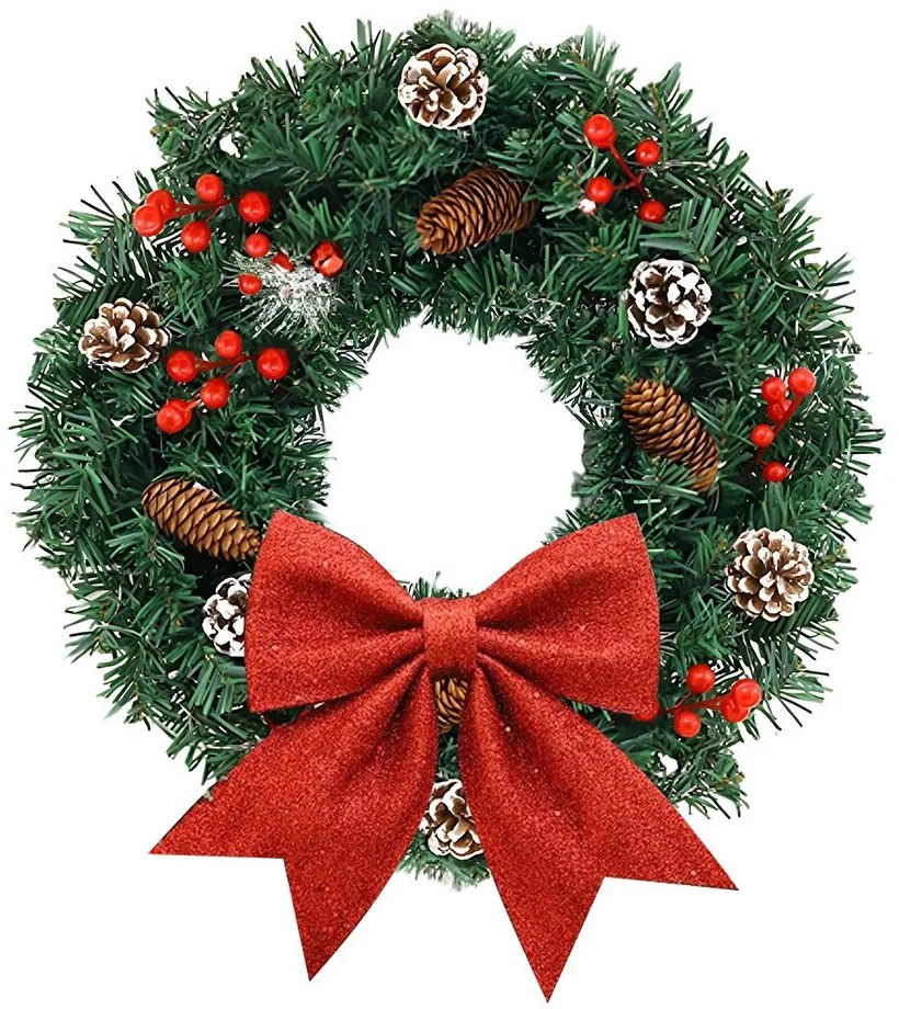 Vianočný veniec na dvere 60 cm