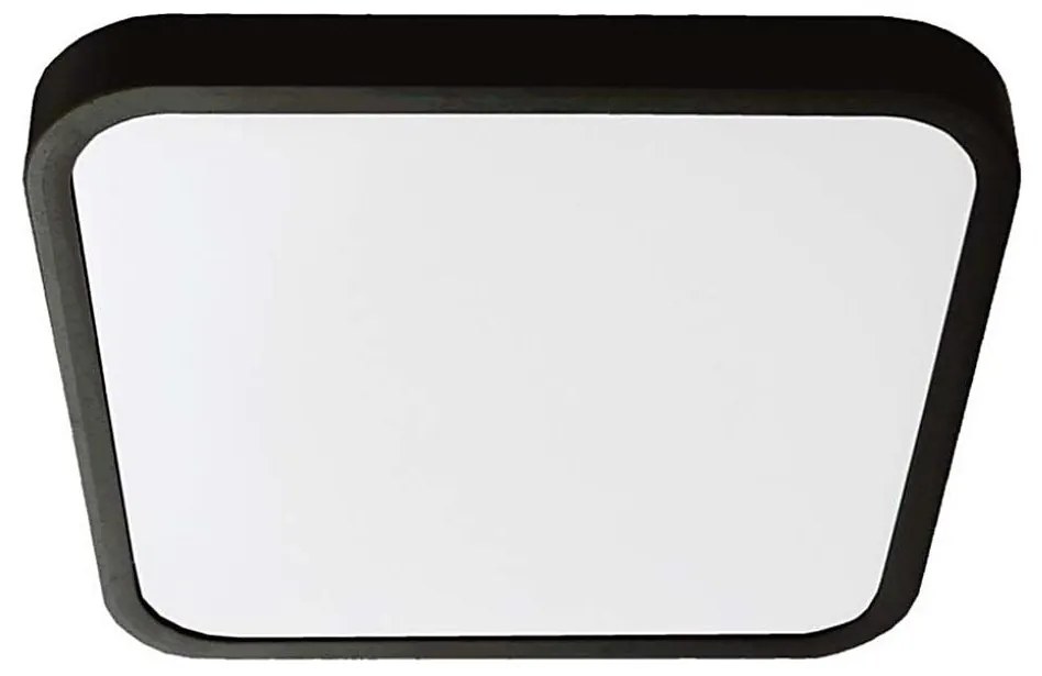 LED Kúpeľňové stropné svietidlo LED/18W/230V 6500K IP44 25x25 cm čierna