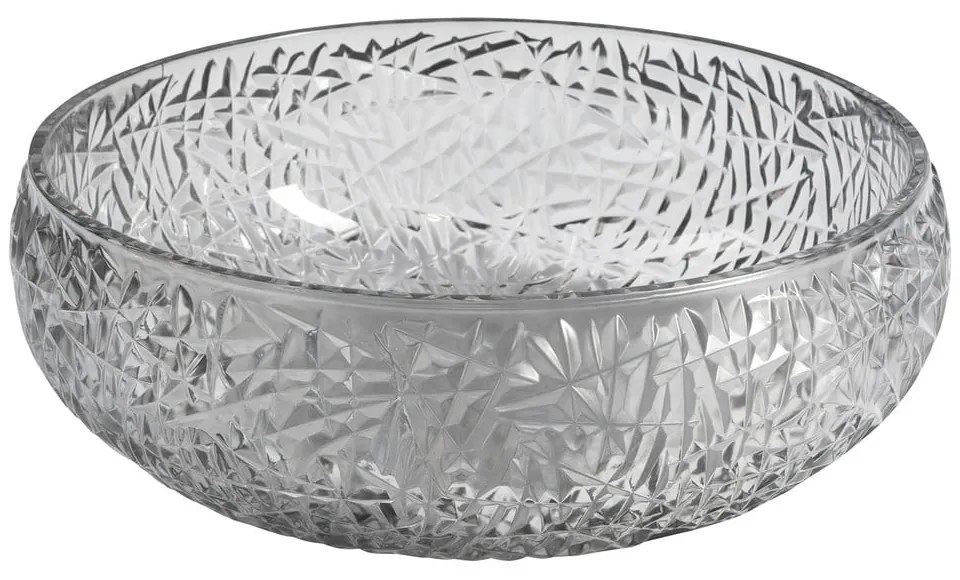 Čierne sklenené okrúhle umývadlo ø 42 cm Gaviota – Sapho