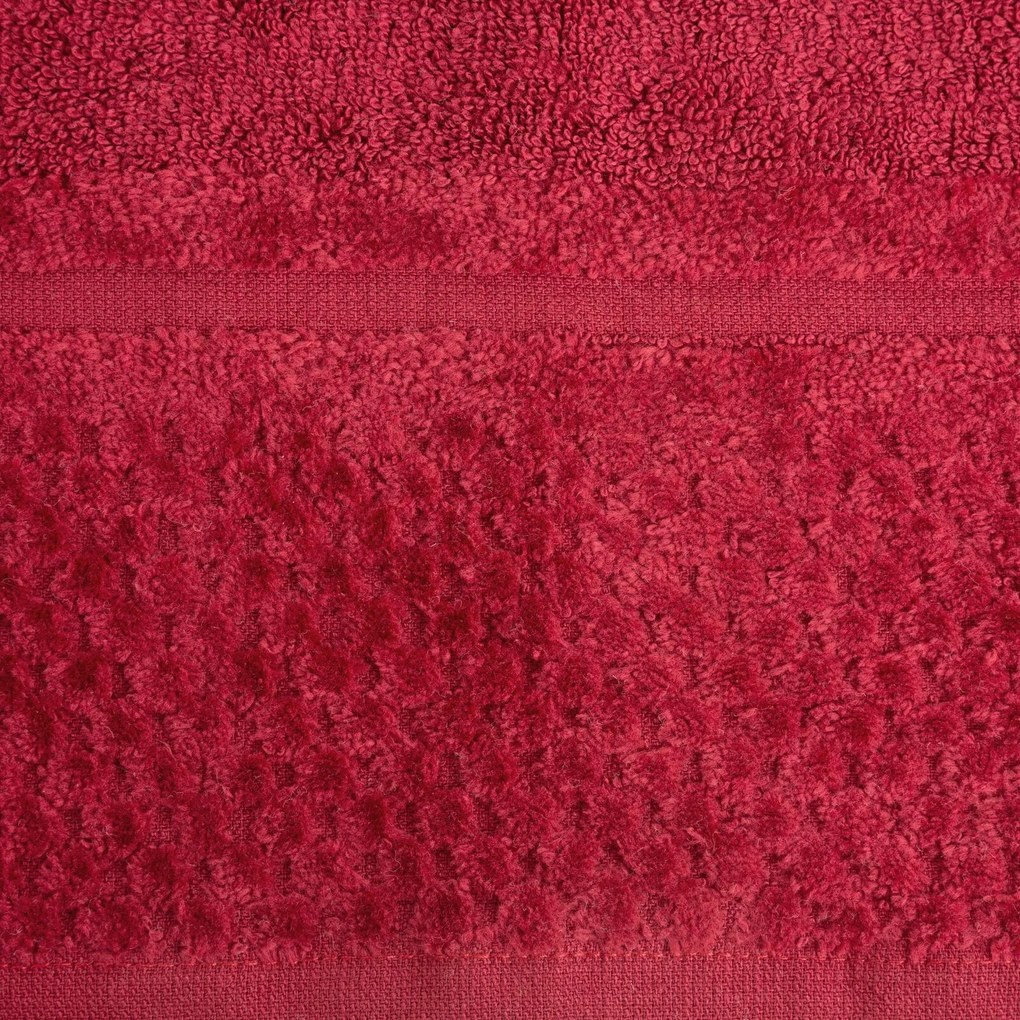 FROTÉ UTERÁK IBIZA9 SADA 3KS 70X140 CM ČERVENÁ
