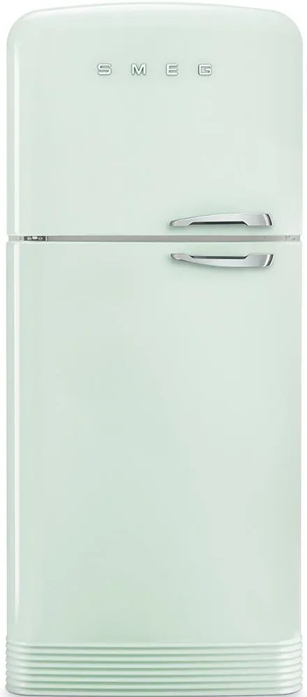SMEG 50's Retro Style FAB50 kombinovaná chladnička s mrazákom hore pastelová zelená, pastelová zelená