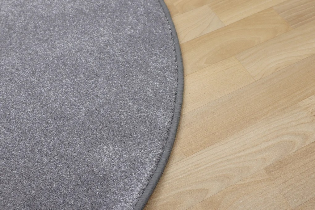 Vopi koberce Kusový koberec Apollo Soft sivý kruh - 160x160 (priemer) kruh cm