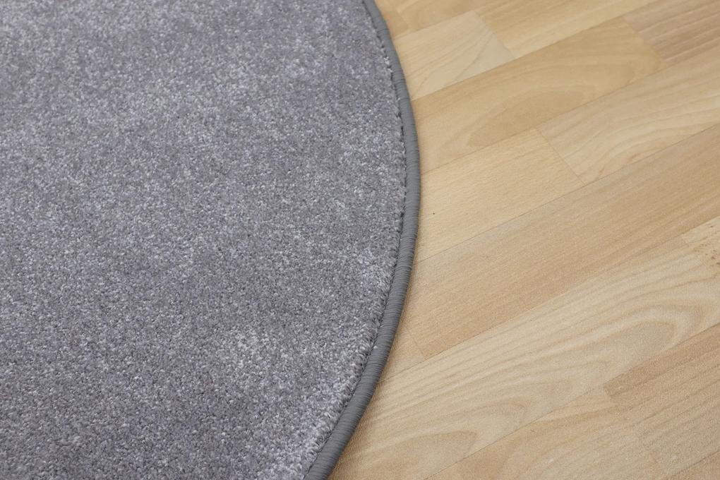 Vopi koberce Kusový koberec Apollo Soft sivý kruh - 350x350 (priemer) kruh cm