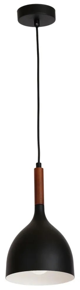 Luster na lanku NOAK WOOD 1xE27/60W/230V