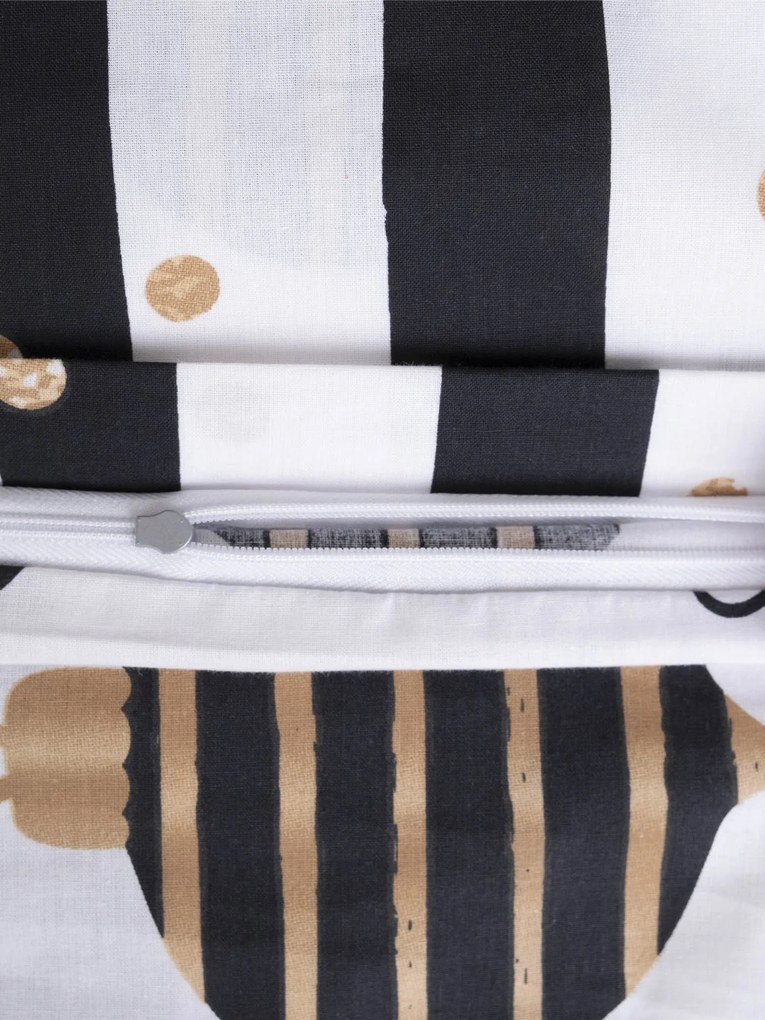 Vianočné francúzske bavlnené obliečky Renforcé – Zlaté Vianoce