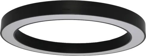 LED stropné svietidlo LED/100W/230V 3000/4000/6500K pr. 100 cm čierne