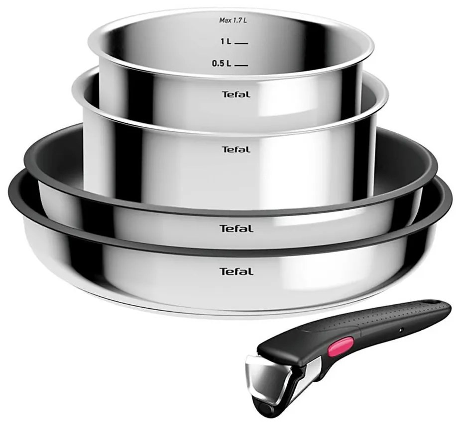 Tefal - 5-dielna sada riadu INGENIO COOK nerez