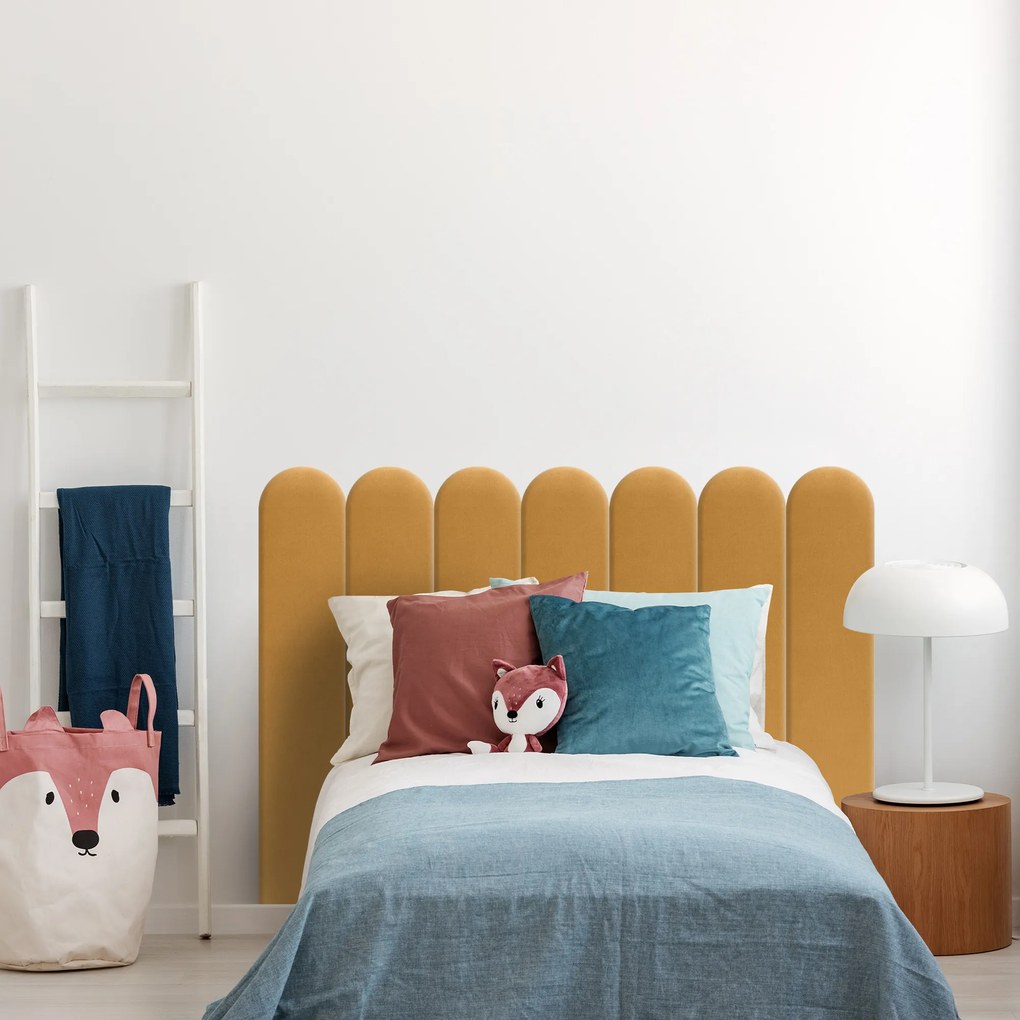 Zástena za posteľ - Oblúk - 20x100cm Farba: Žltá