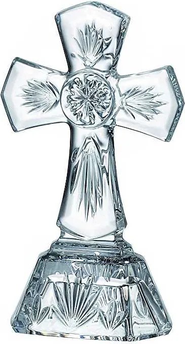 Crystal Bohemia sklenený kríž Cross 175 mm
