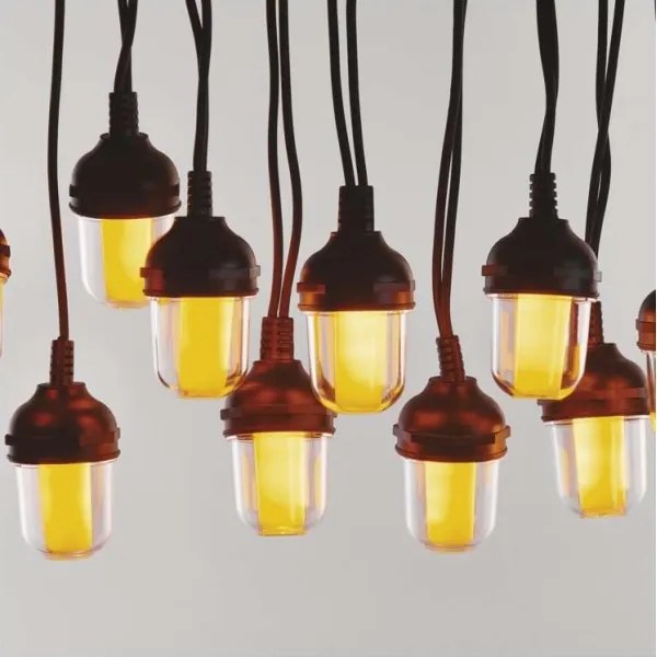 LED vonkajšia dekoratívna reťaz 100xLED/9,5m IP44