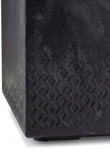 Kvetináč Betonic 60x40 cm čierny betón