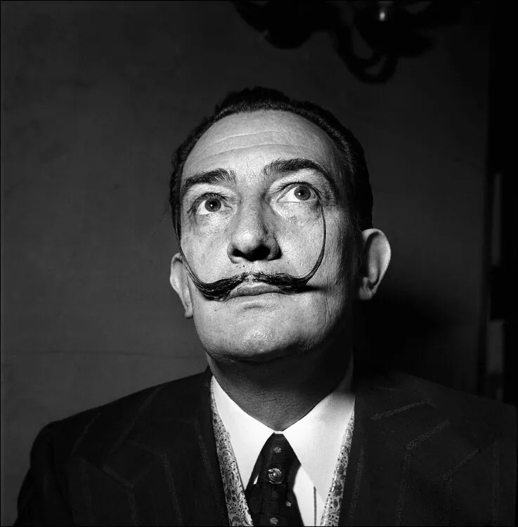 Fotografia Salvador Dali In Paris, France In 1953, REPORTERS ASSOCIES