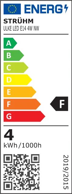 Strühm STRÜHM LED žiarovka ULKE LED E14 4W Neutral White 3663