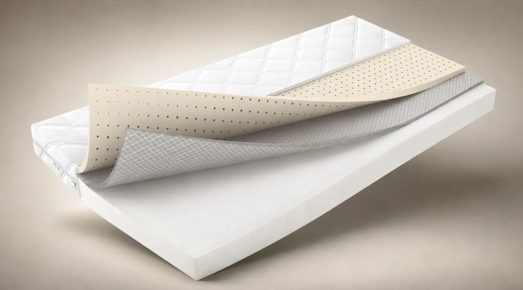 Detský matrac LUX COMFORT FLORA 180x80x12 cm - pena/latex