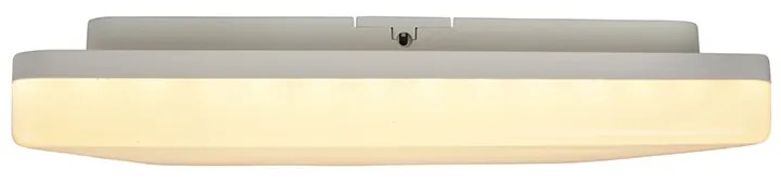 Moderná štvorcová nástenná lampa vrátane LED s nálepkou s číslami - Plater