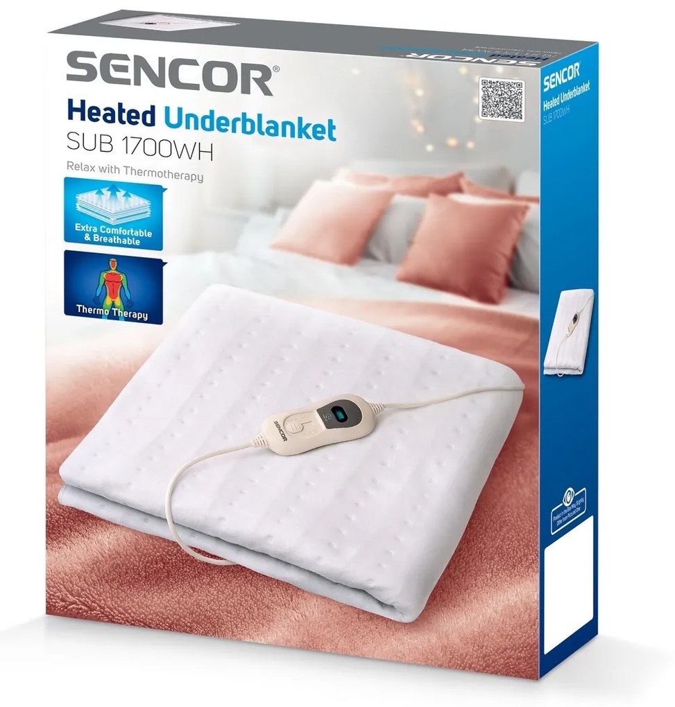 Sencor SUB 1700WH elektrická vyhrievacia deka