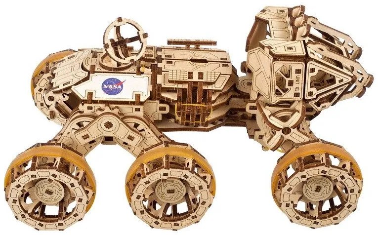 Ugears 3D drevené mechanické puzzle Mars Rover