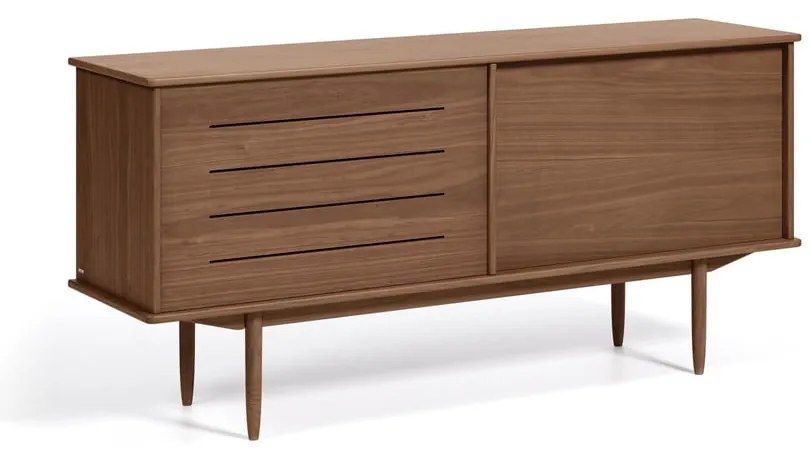 Komoda v dekore orechového dreva Kave Home Carolin