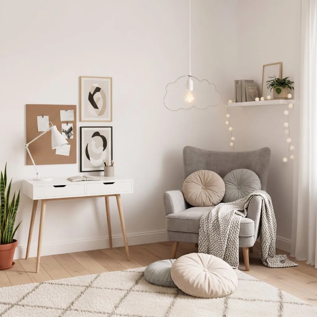 Toolight CLOUD, závesné svietidlo 1xE27, šedá, OSW-00452