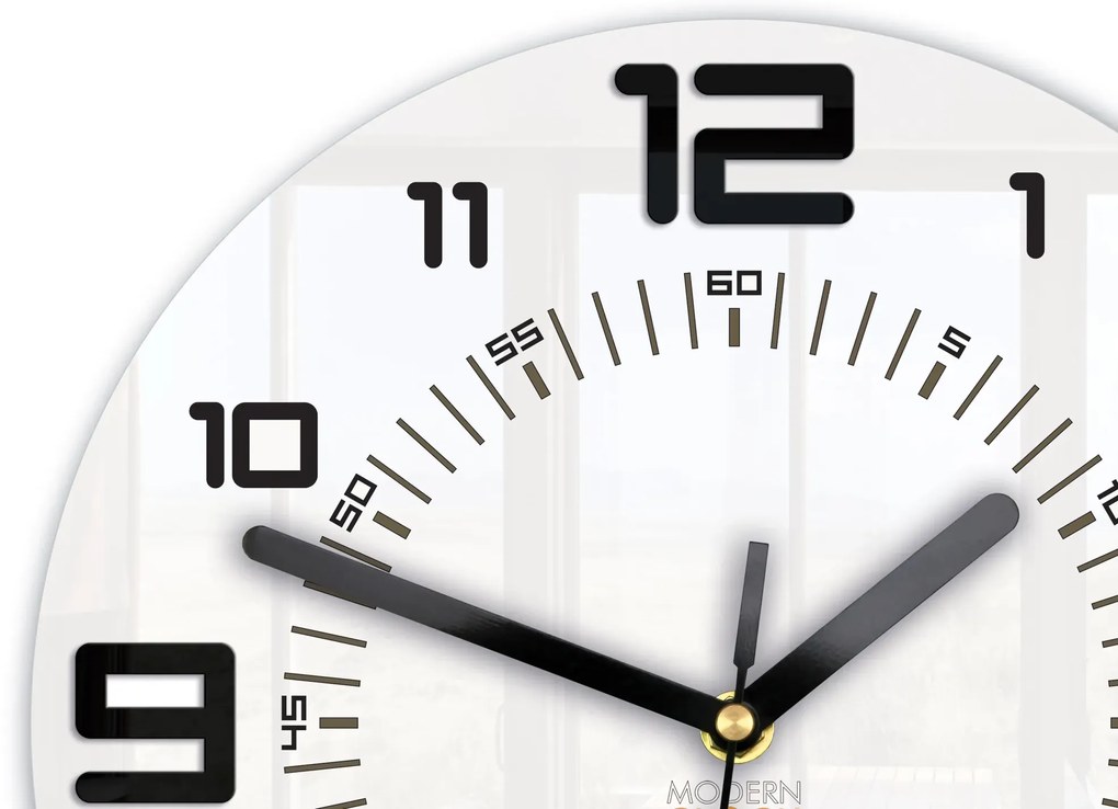 Nástěnné hodiny Armando 28 cm černé/bílé