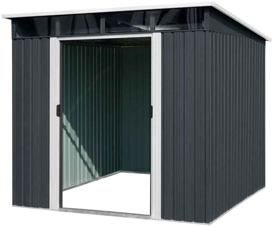 Záhradný domček BestBerg ZDSL-4A / 4,6 m² / 238 x 194 x 202 cm / šedá